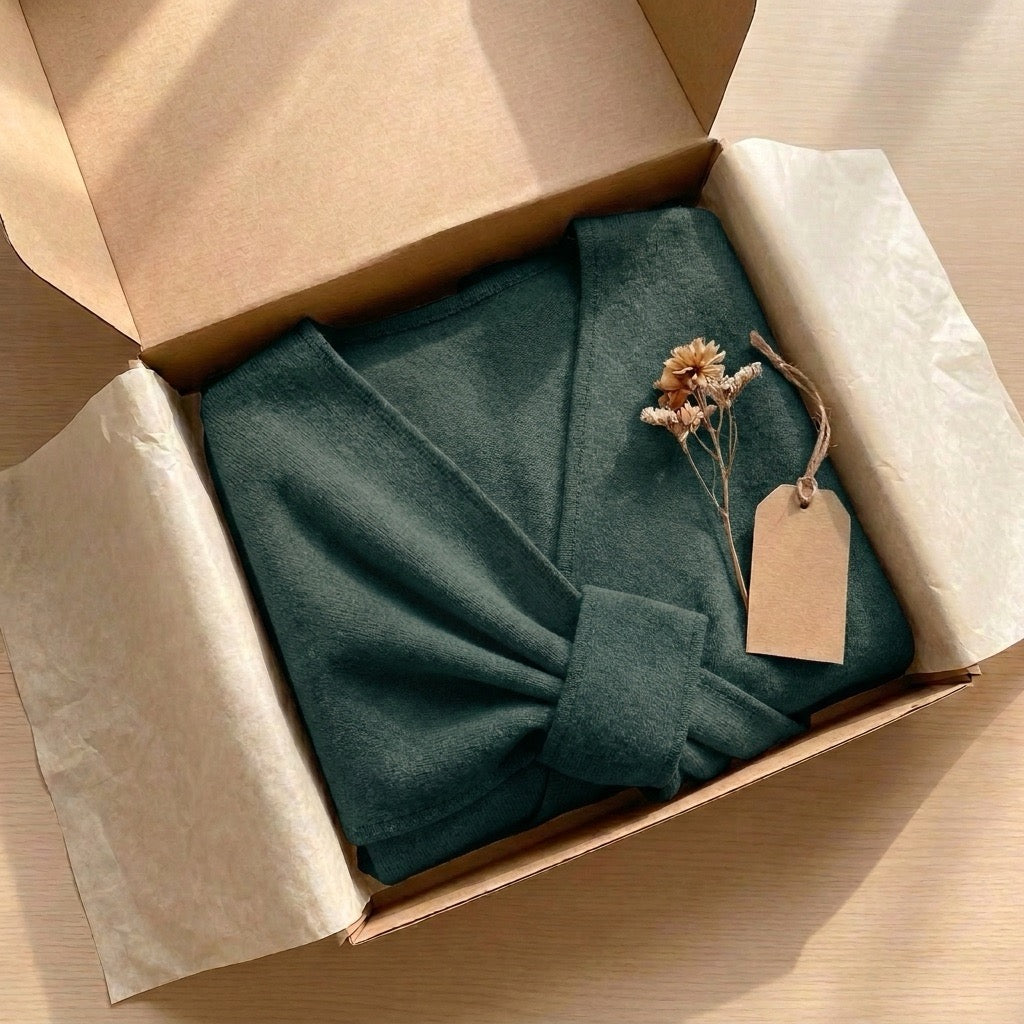Poncho châle long