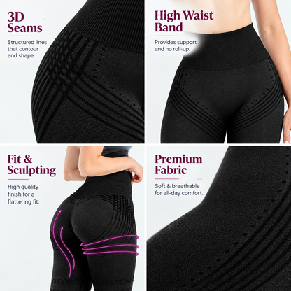 Legging push-up 3D anti-cellulite