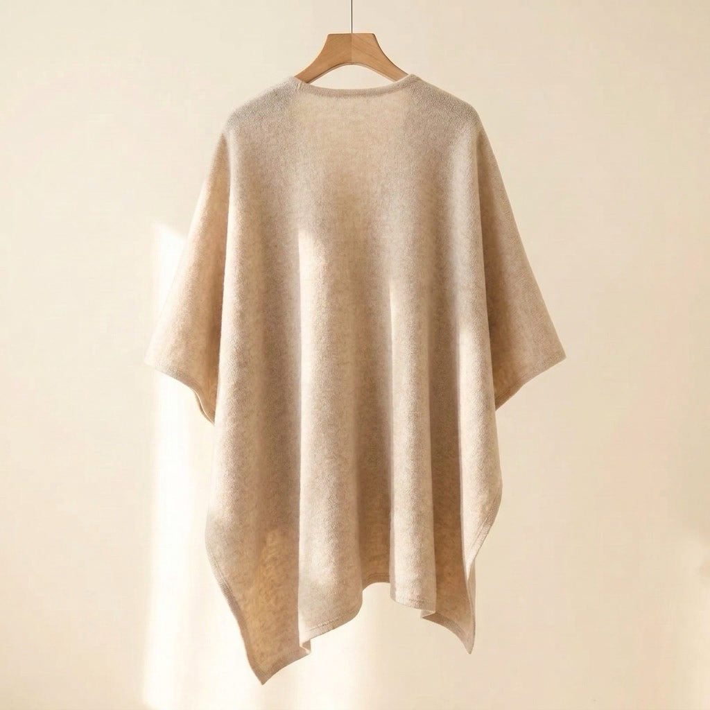 Poncho châle long