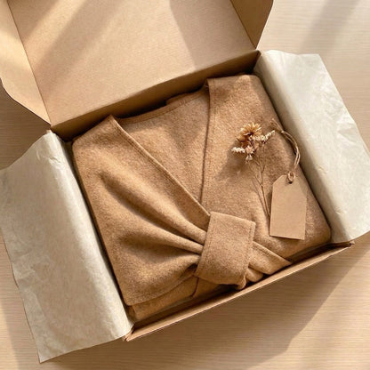 Poncho châle long
