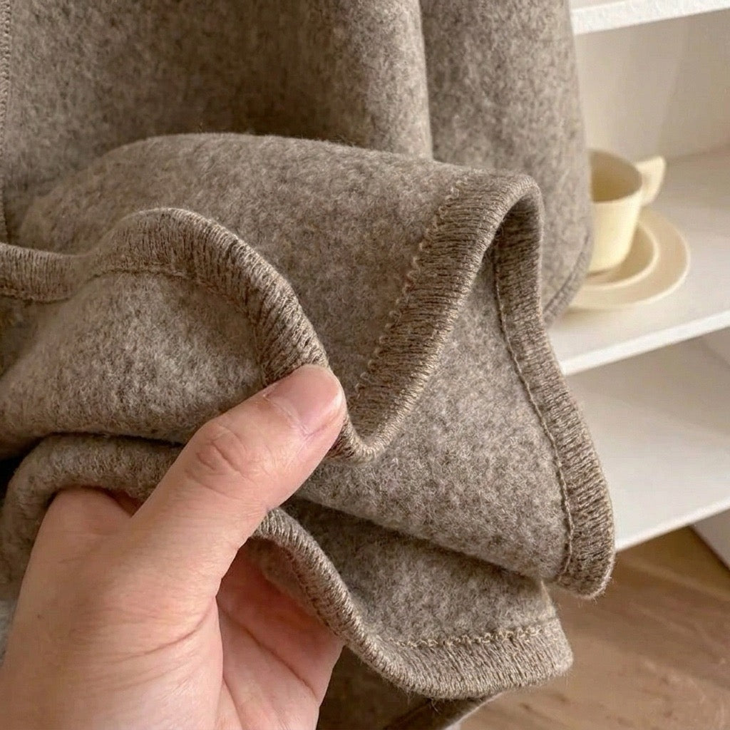 Poncho châle long