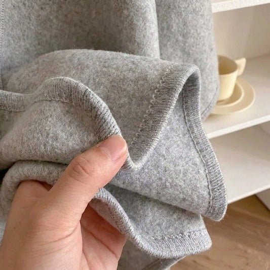 Poncho châle long