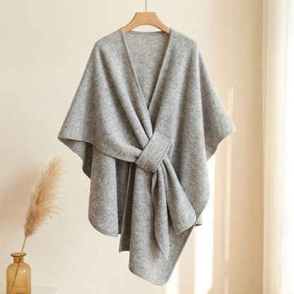 Poncho châle long
