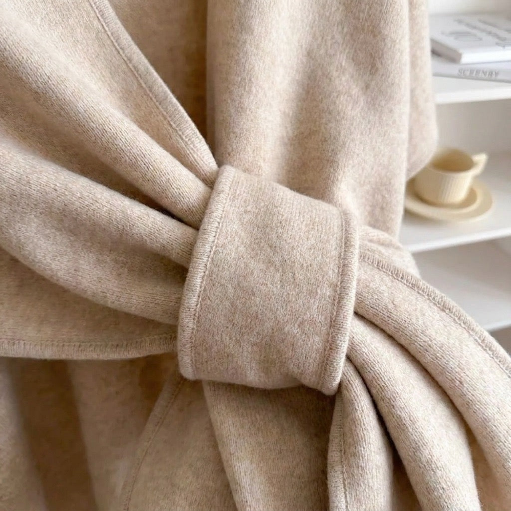 Poncho châle long