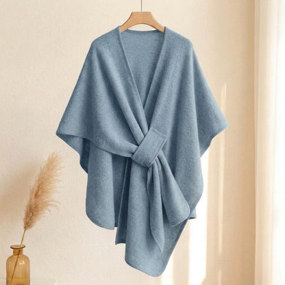 Poncho châle long
