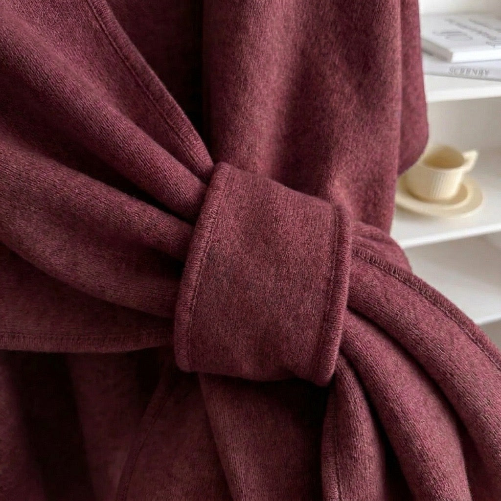 Poncho châle long