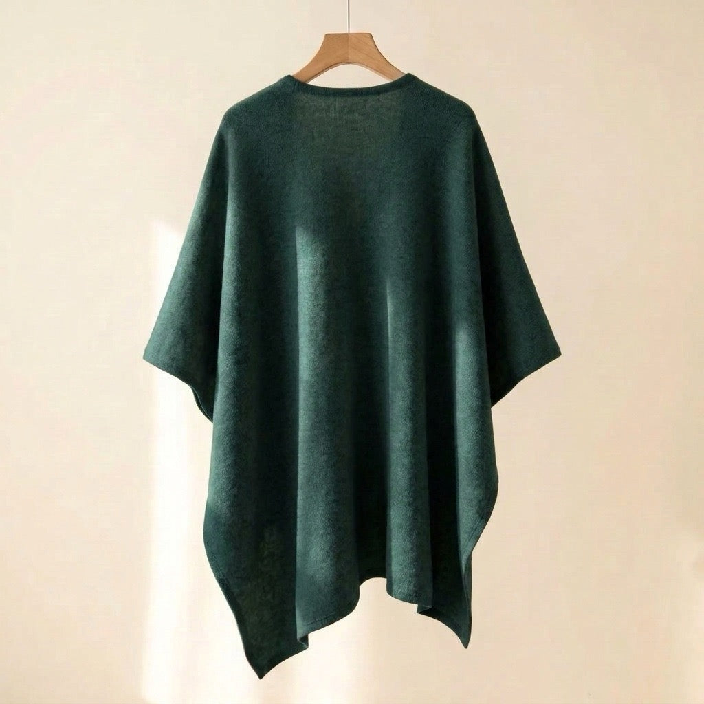 Poncho châle long