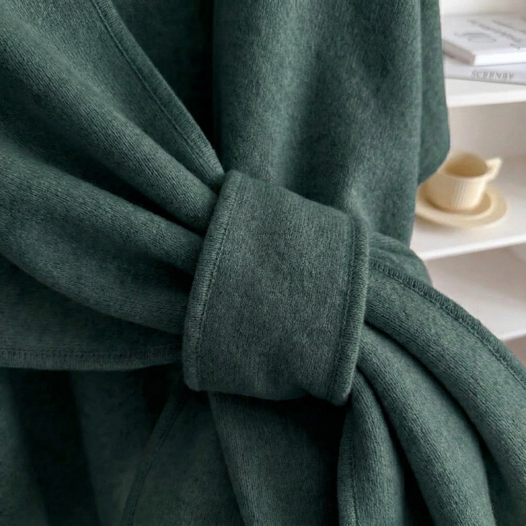 Poncho châle long