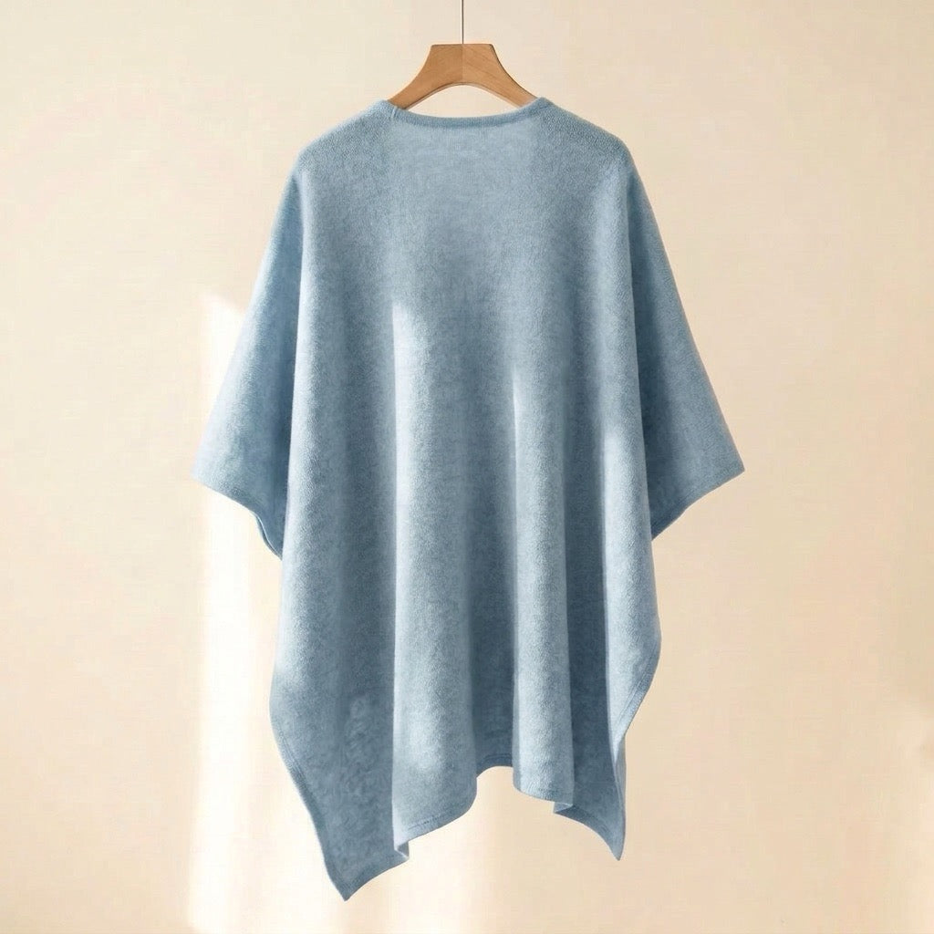 Poncho châle long