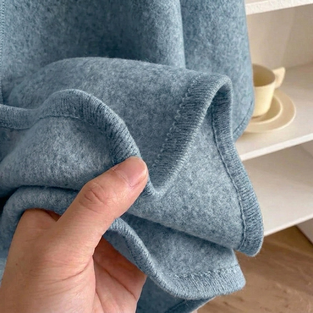 Poncho châle long