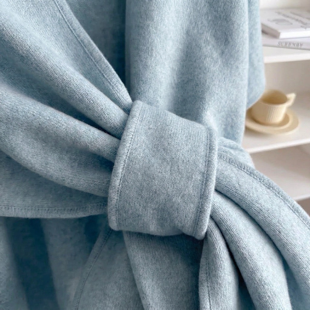 Poncho châle long