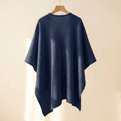 Poncho châle long