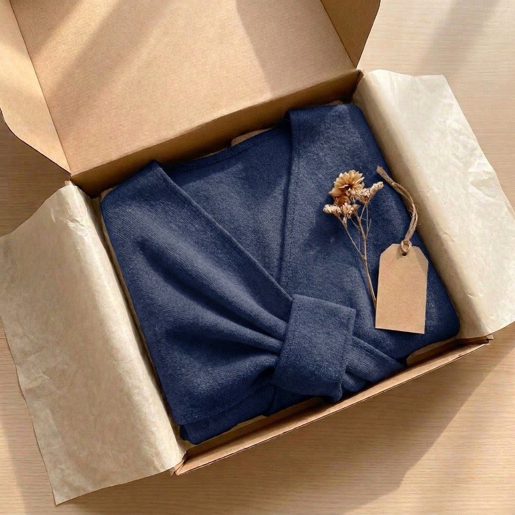 Poncho châle long
