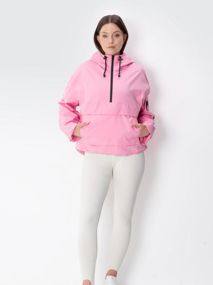 Coupe-vent à capuche oversize