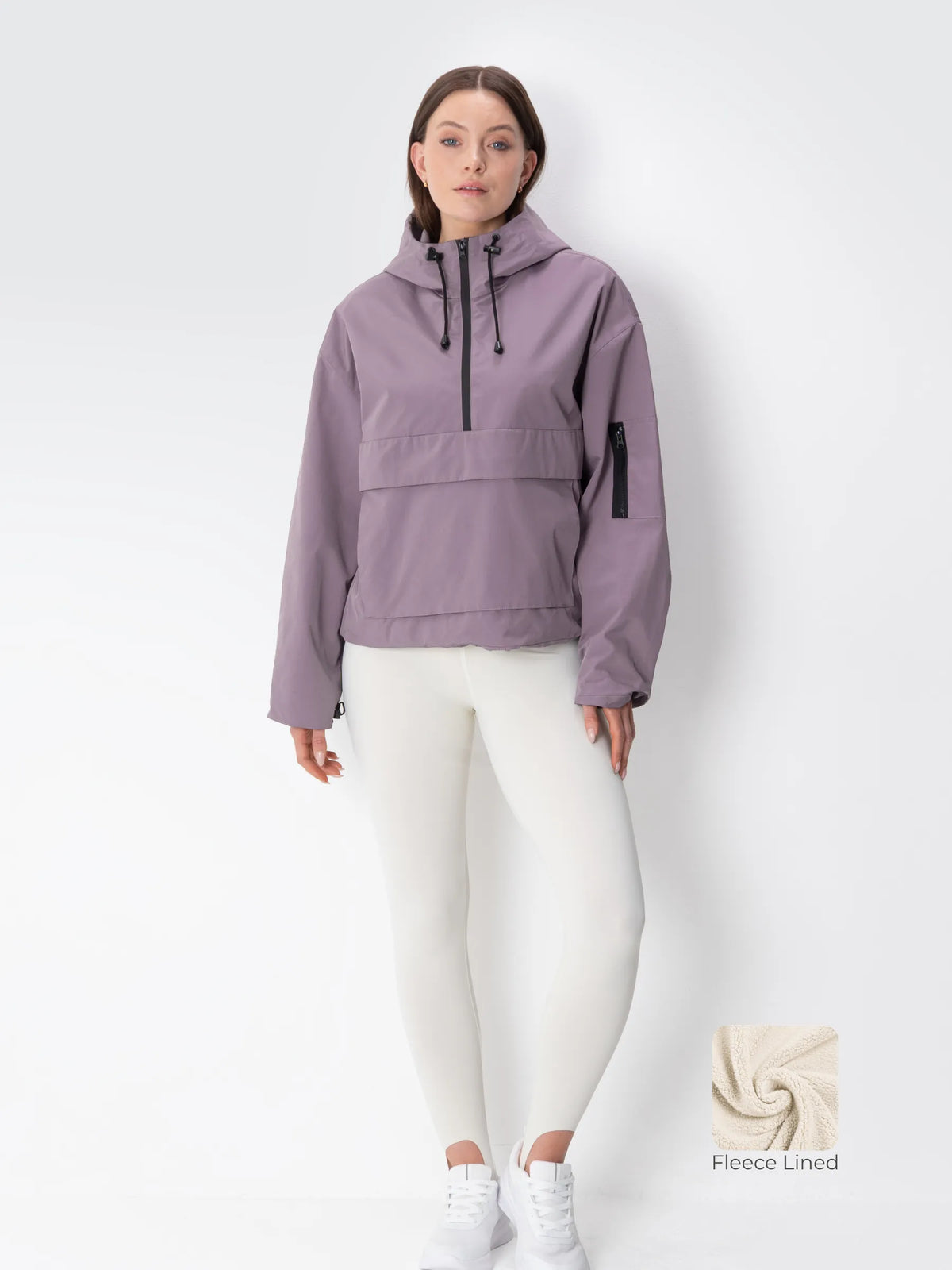 Coupe-vent à capuche oversize
