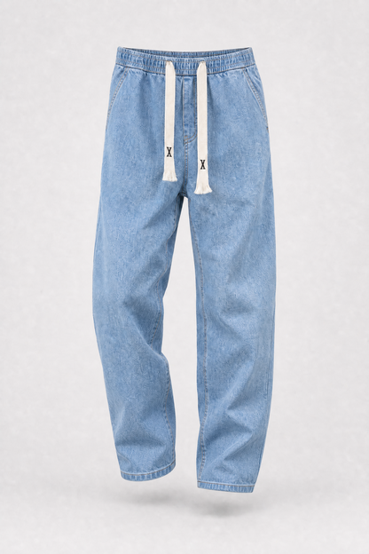 Jean droit inspiration japonaise