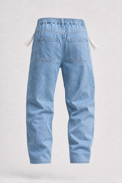 Jean droit inspiration japonaise