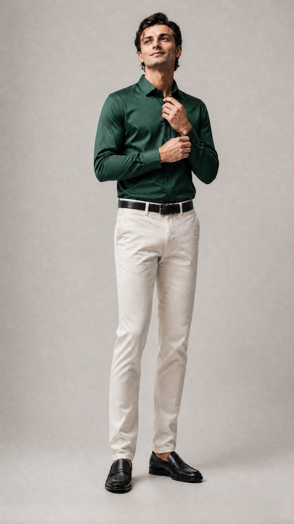 Chemise infroissable homme