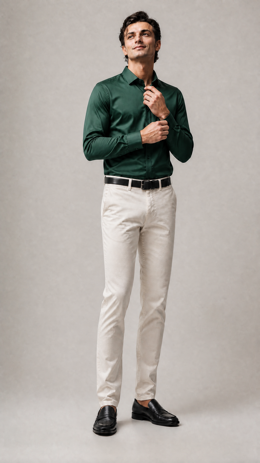 Chemise infroissable homme