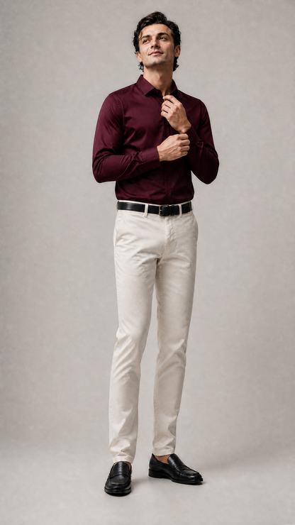 Chemise infroissable homme