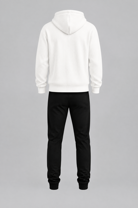 Sweat à capuche zippé en maille