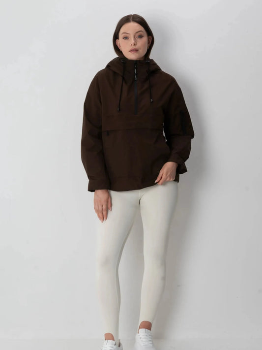 Coupe-vent à capuche oversize