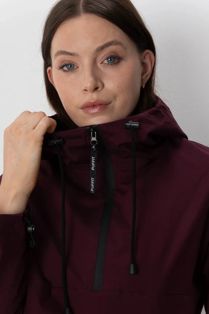 Coupe-vent à capuche oversize