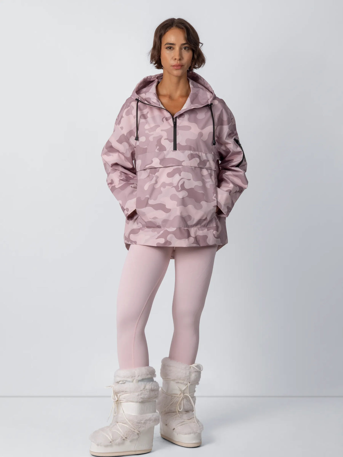 Coupe-vent à capuche oversize