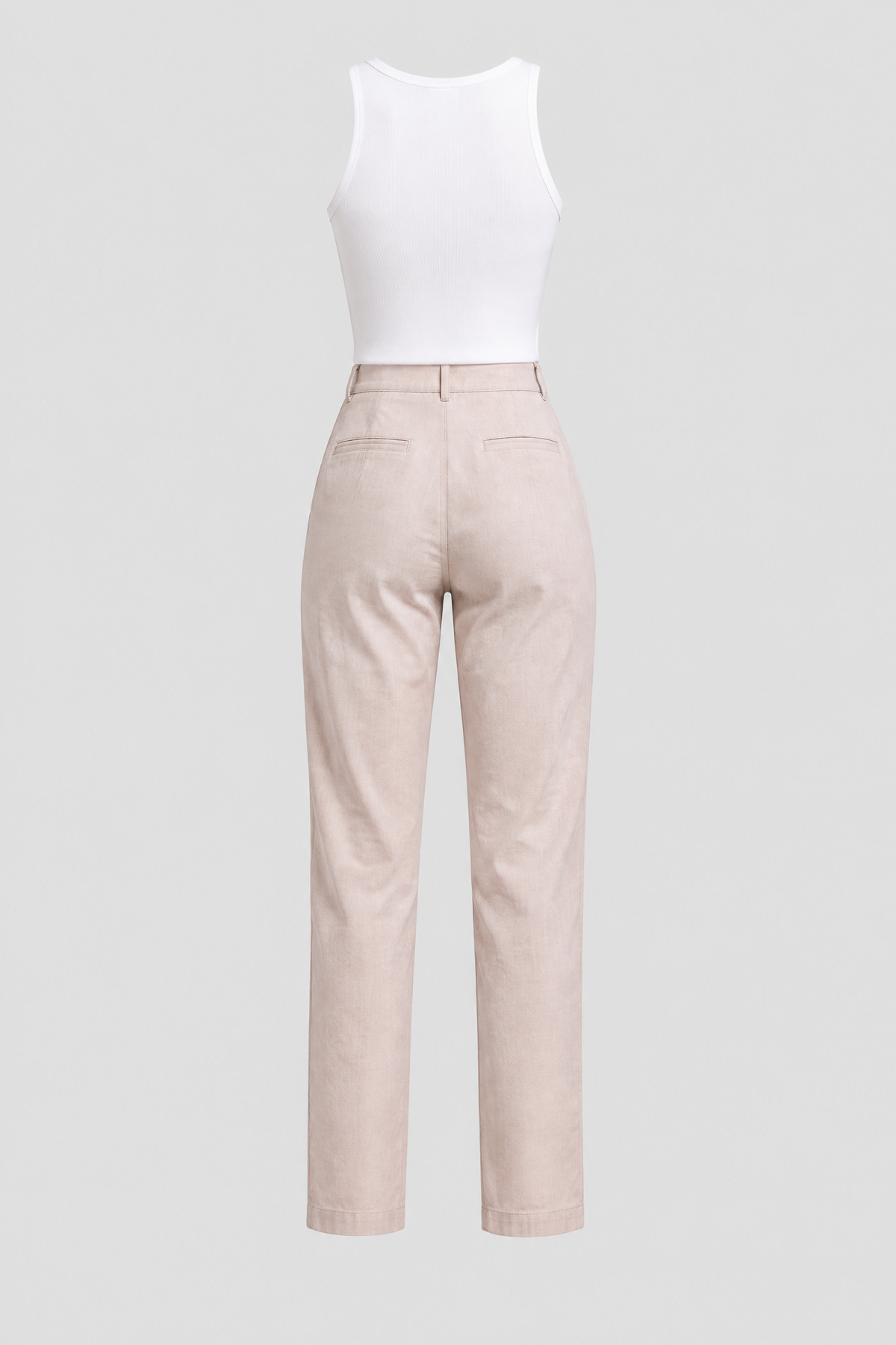 Pantalon de tailleur rayé