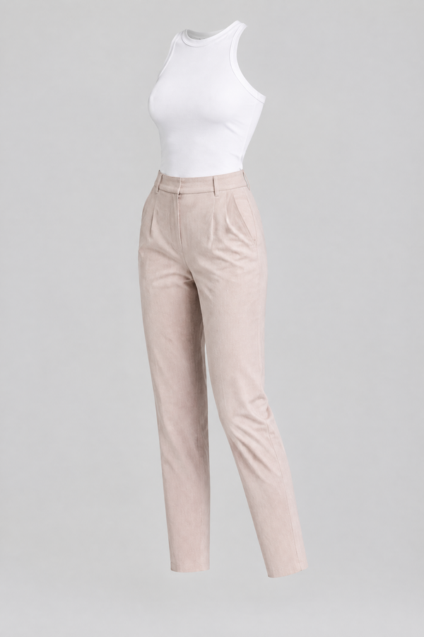 Pantalon de tailleur rayé